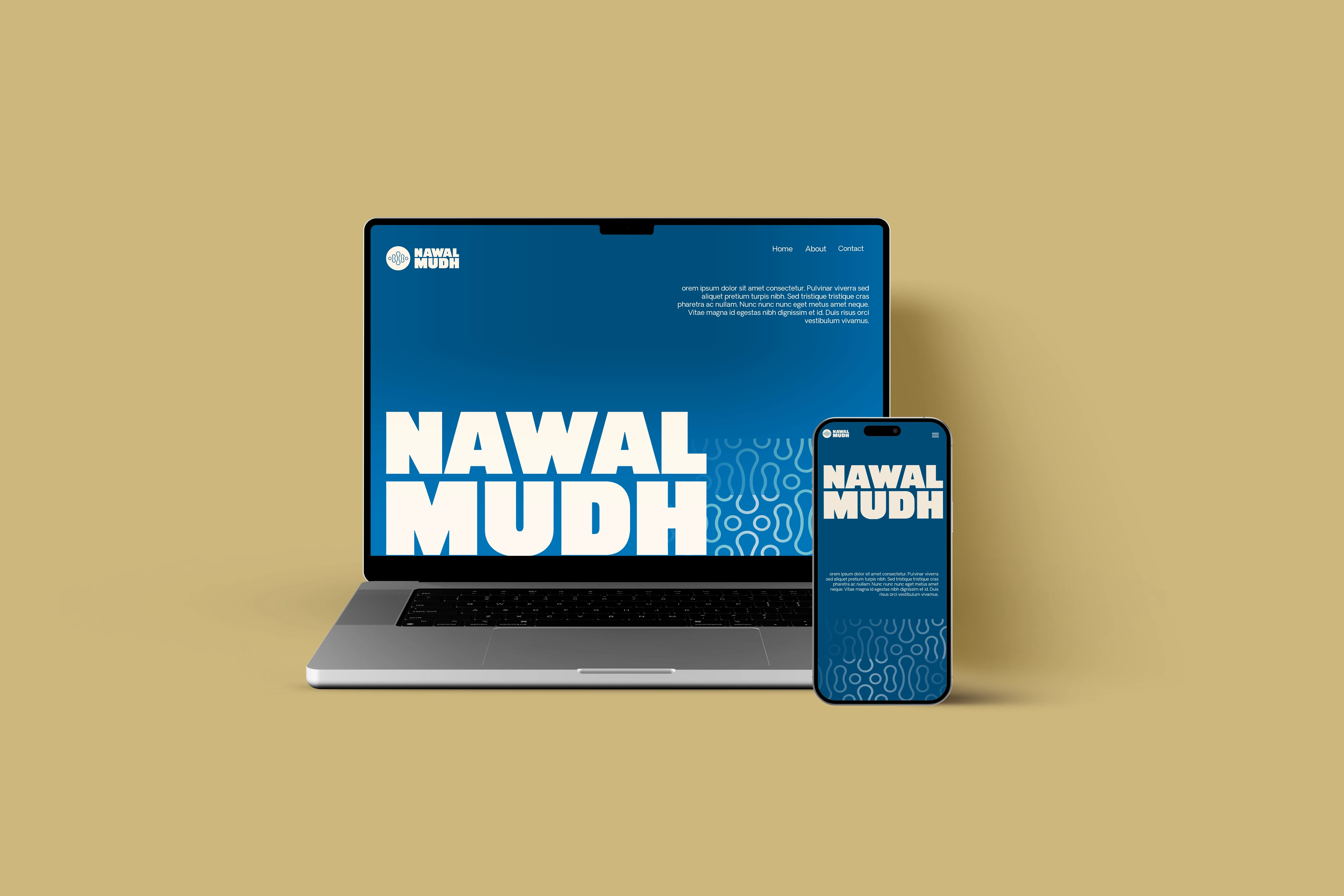 Nawal Mudh Website mockups