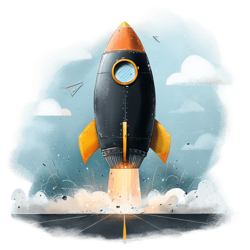 rocket illustration