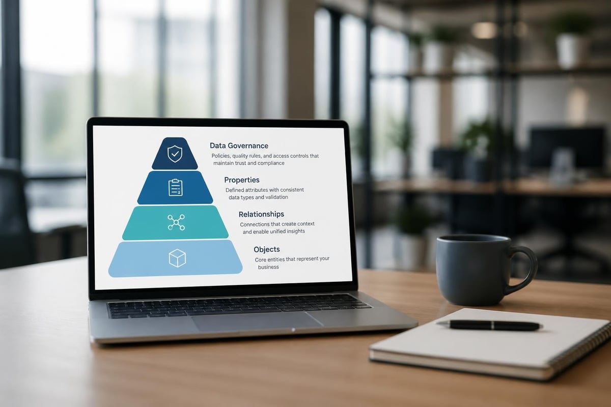 CRM data architecture layers