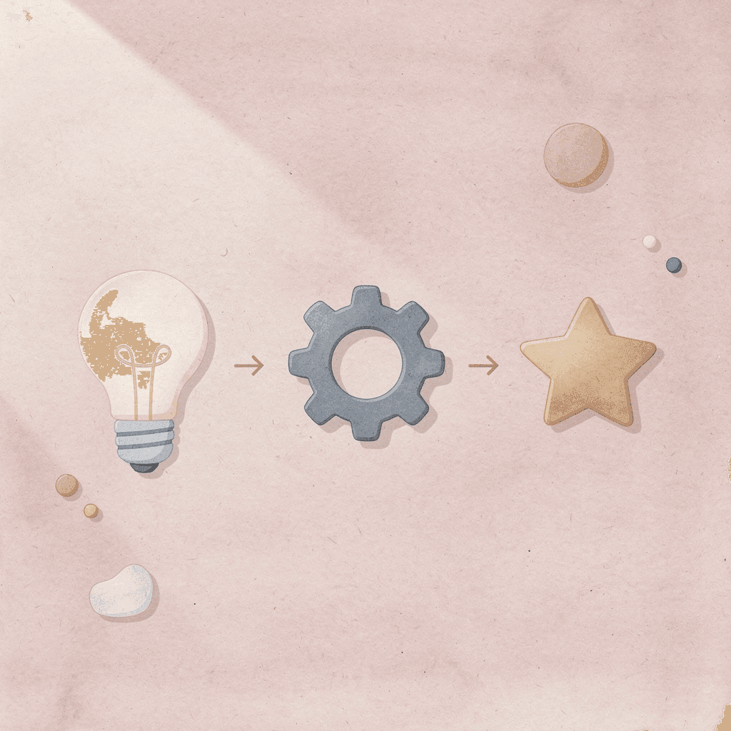 Three icons representing universal concepts of light, hope, and peace