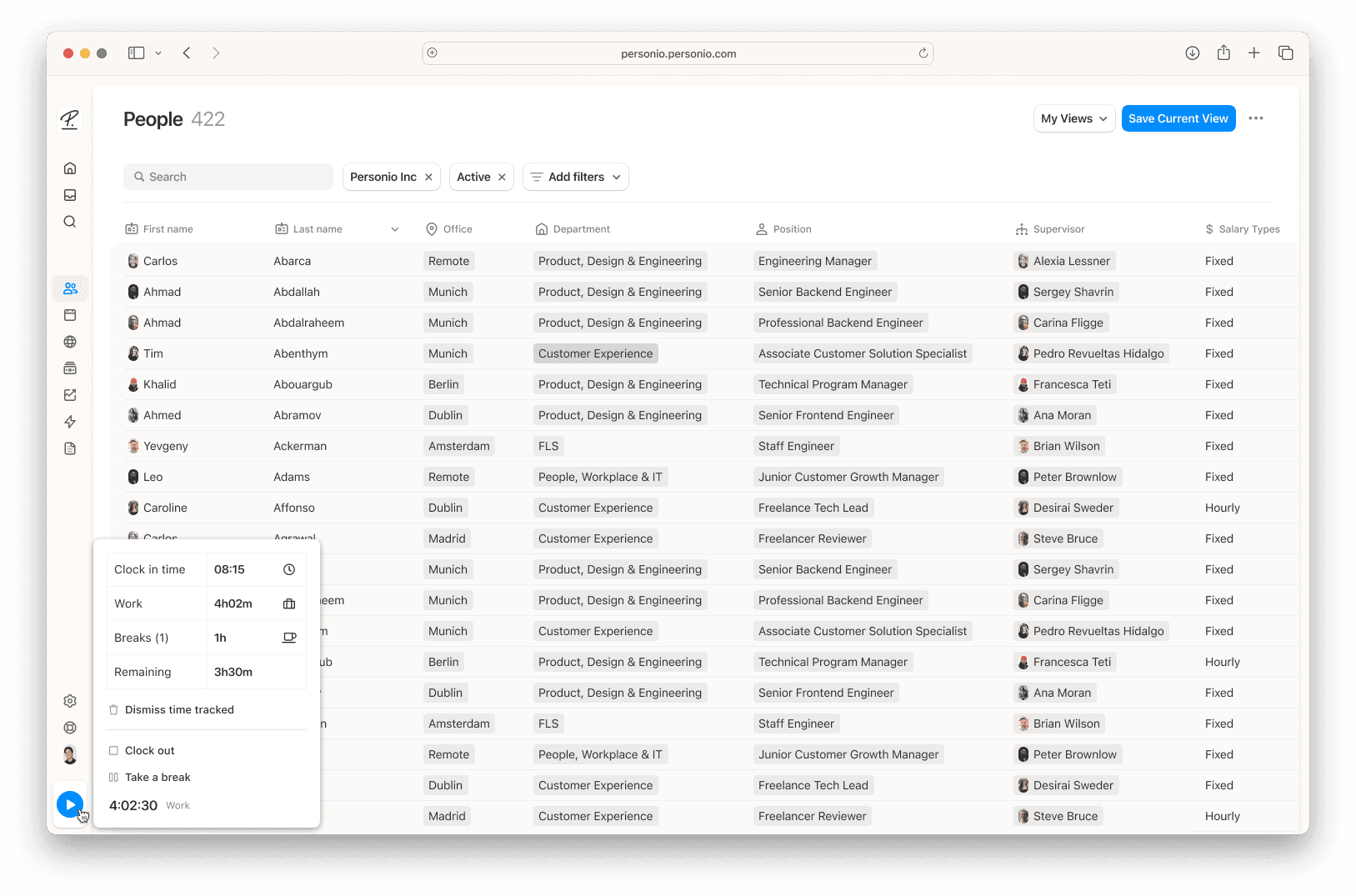 While working in this project a major overhaul was taking place at the same time