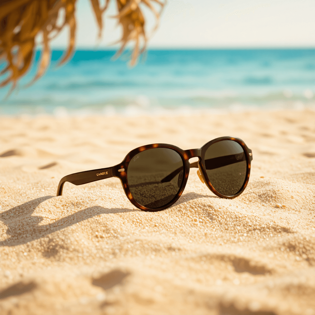 product photography of sunglasses