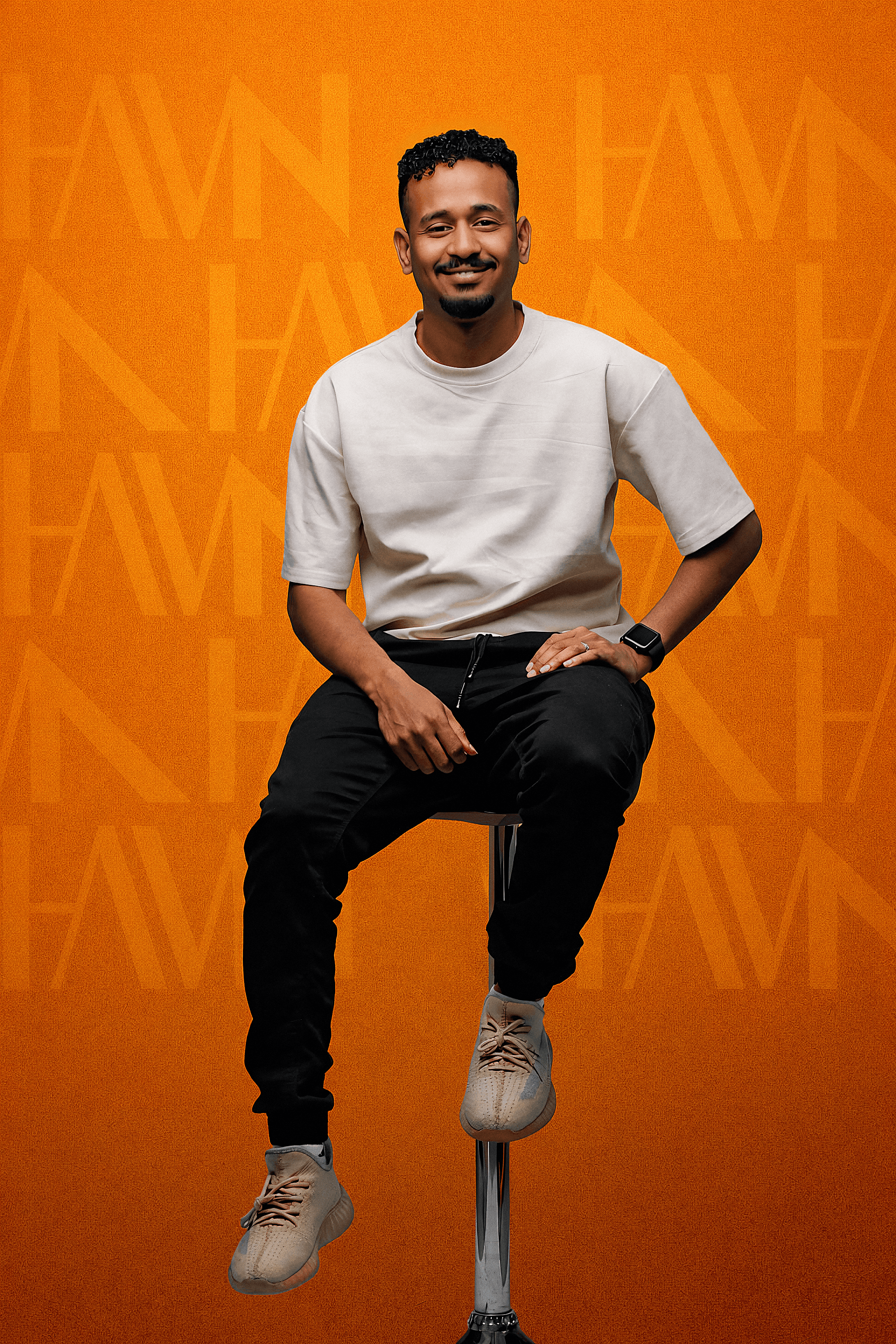 Portrait  of a young man with beard