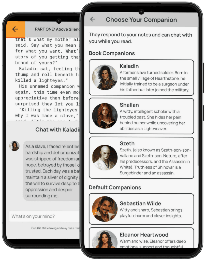 AI Reading companions