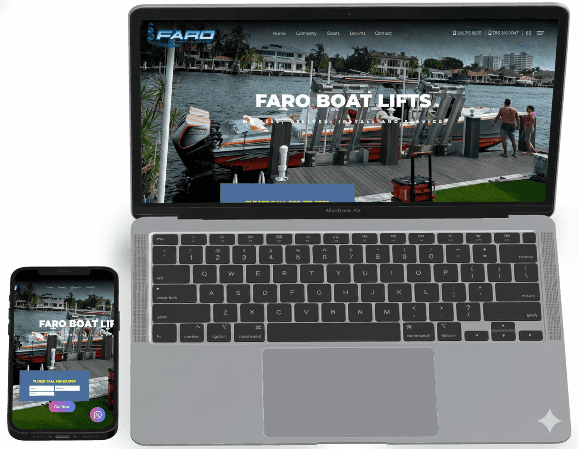 Miami web design team creating responsive business websites