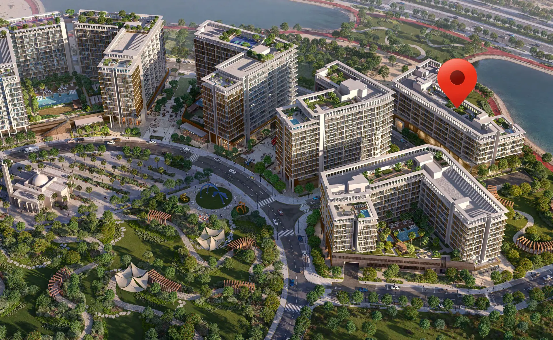 alder at park five location map dubai production city