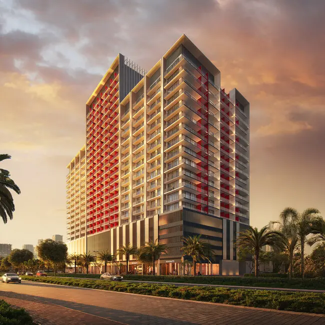 binghatti ruby building view jvc