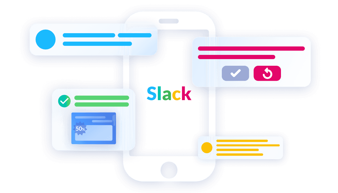 Slackを活用した意思決定ができる説明をしている画像