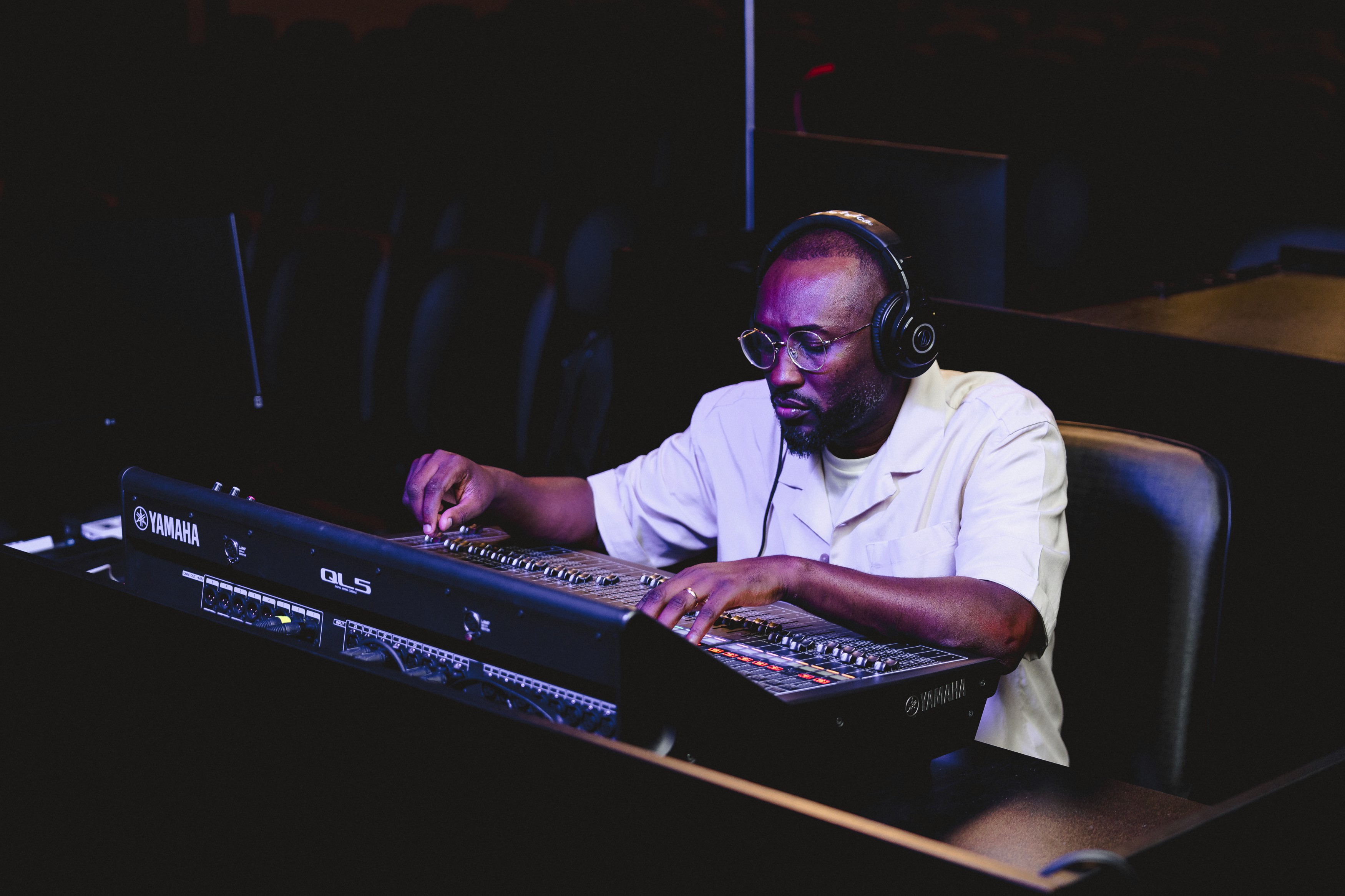 Abstract illustration of a network of connected icons