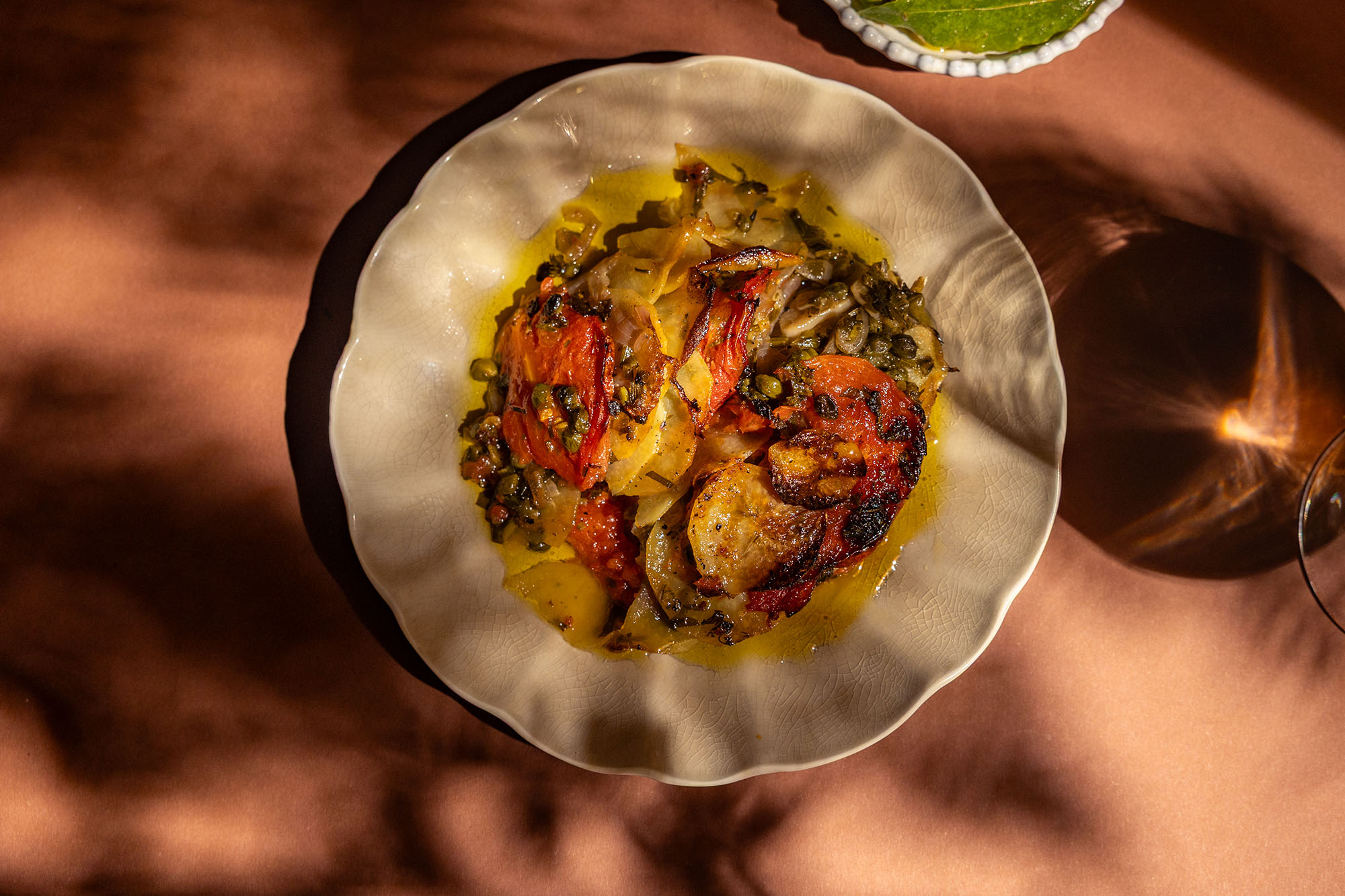 Tomato Pumpkin Seed Salad