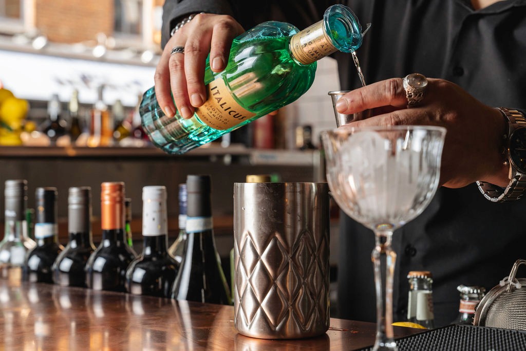 a glass of Vetz Spritz