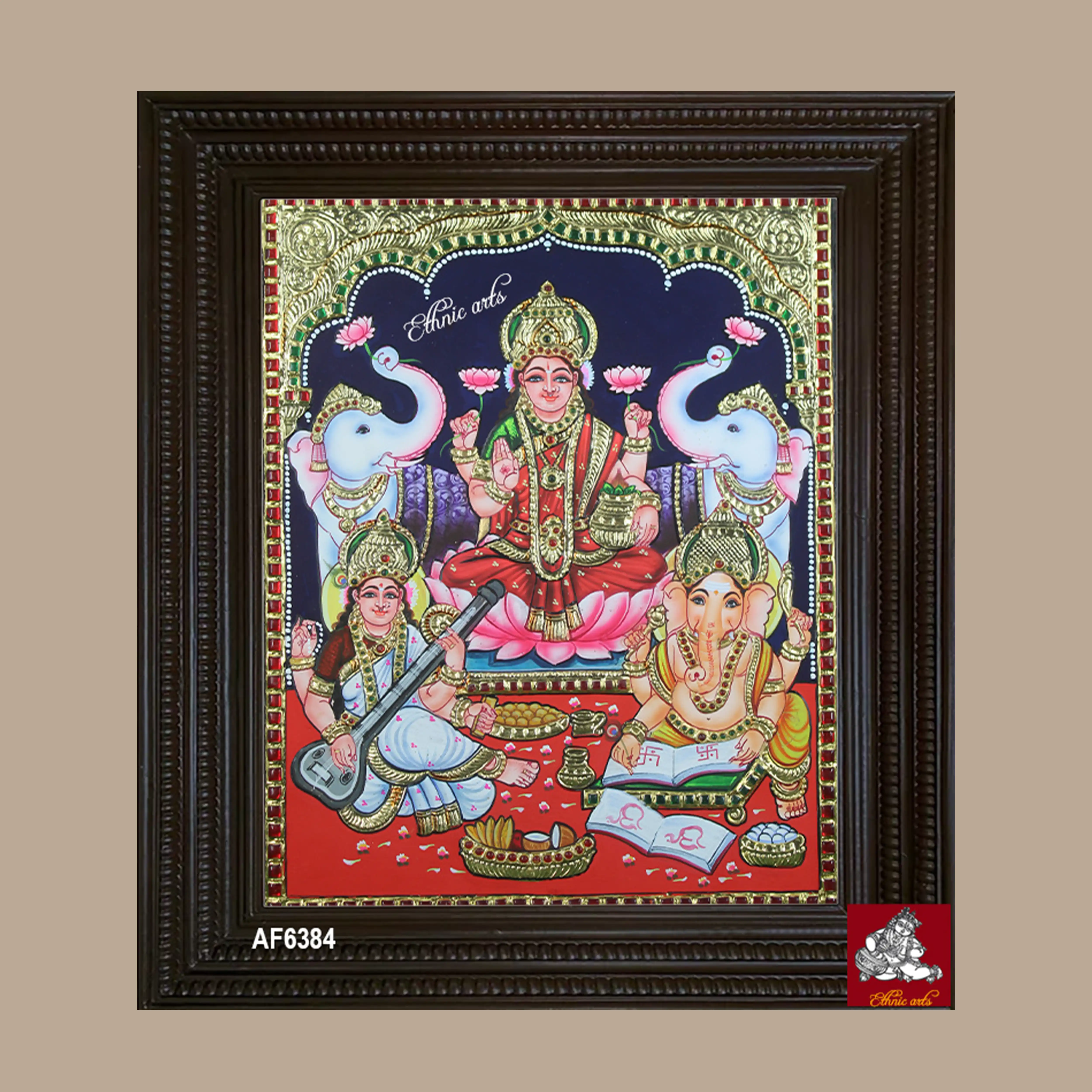 Tanjore painting Goddess Lakshmi