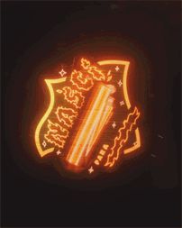 Fire Sticker Animated GIF 3D - By Samuel Tomé, Designer & Game Developer