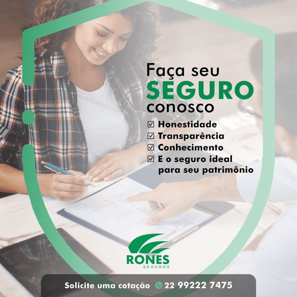 Faça seu seguro com Rones Corretora de Seguros. Transparência, agilidade e confiança na contratação de seguros patrimoniais e pessoais. Proteja seus bens com o apoio de um corretor de seguros de confiança.