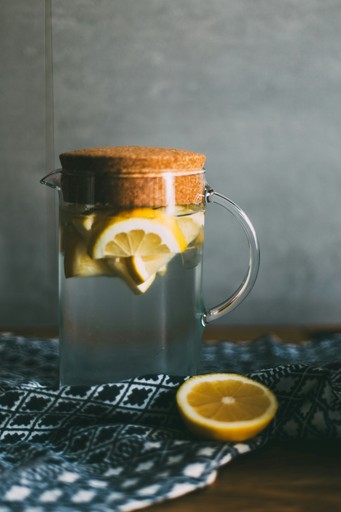 lemon infused water