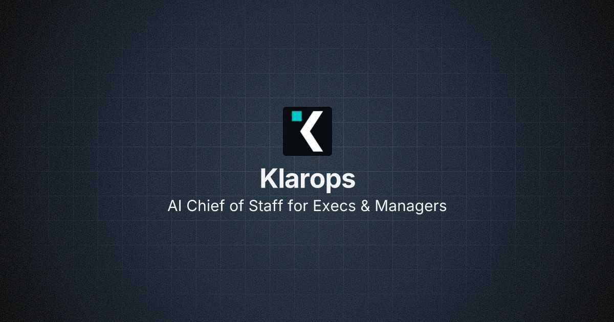 Preview of Klarops