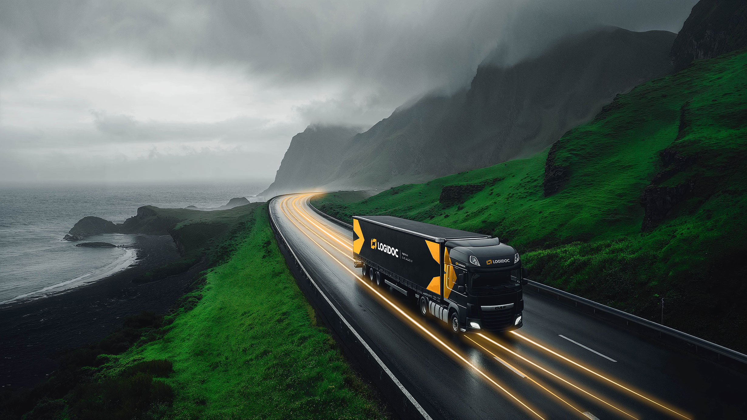 Фотостиль логистической компании Logidoc