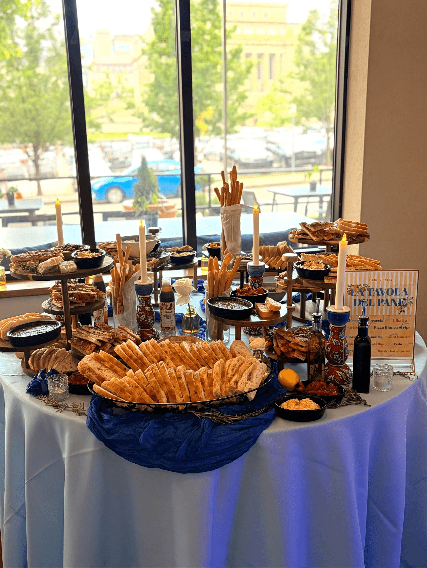 italian bread display
