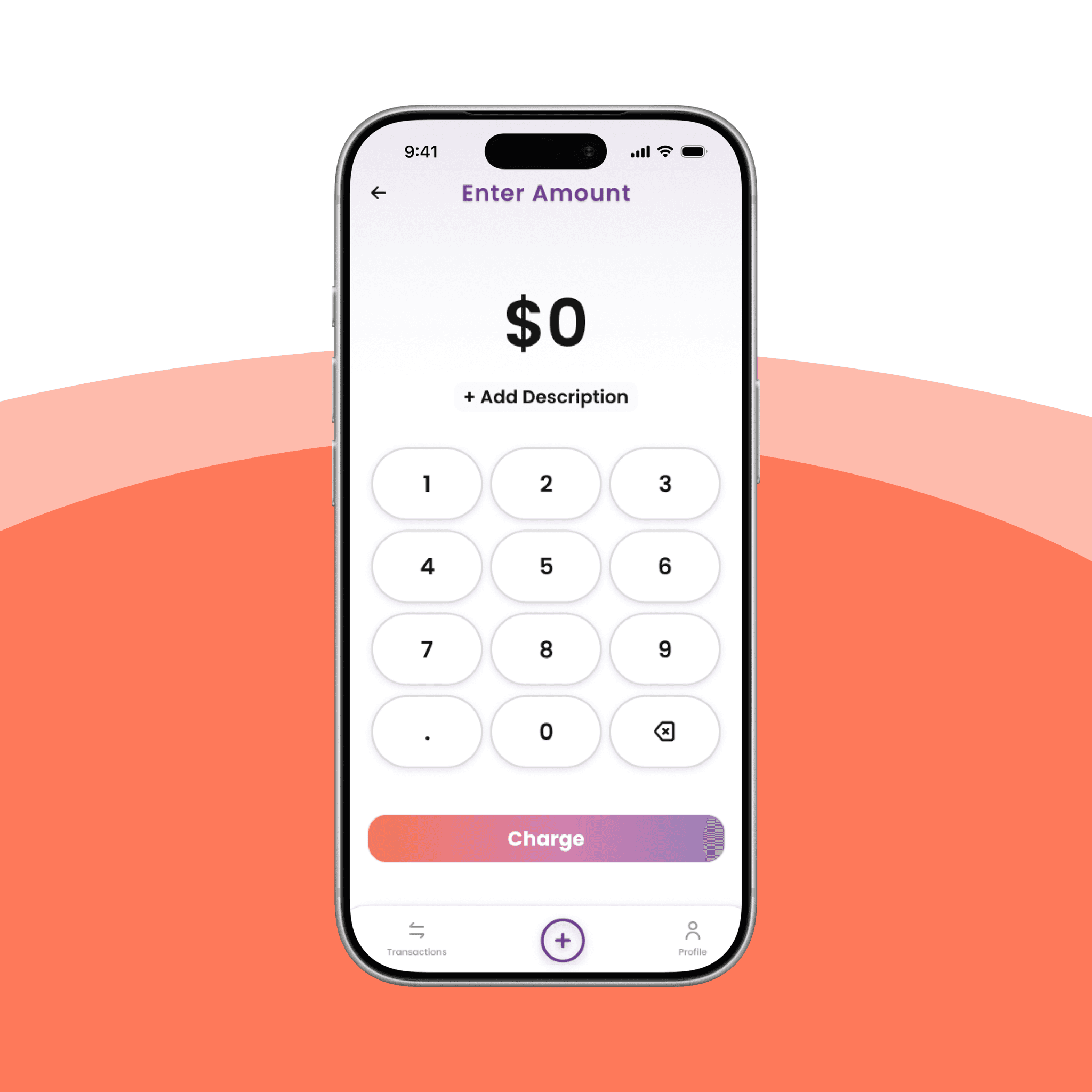 A person holding a smartphone, browsing an app, with vibrant flowers in the background.