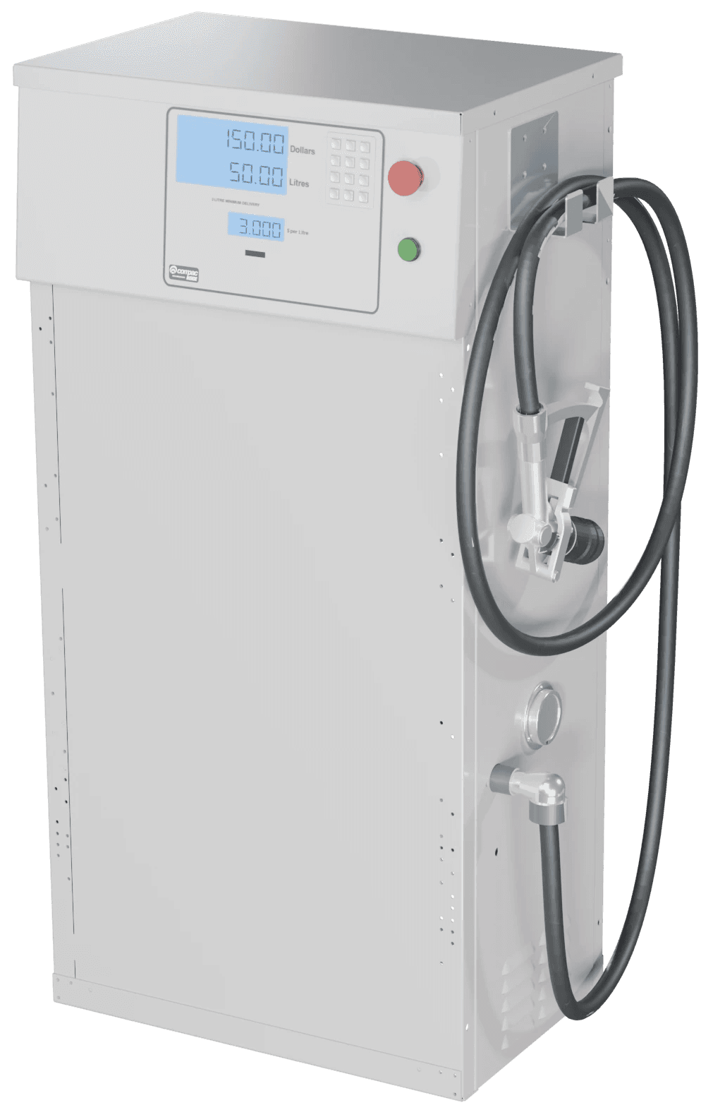 Render of Compac LPG dispenser.