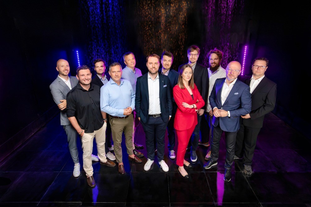 Photo of a company team