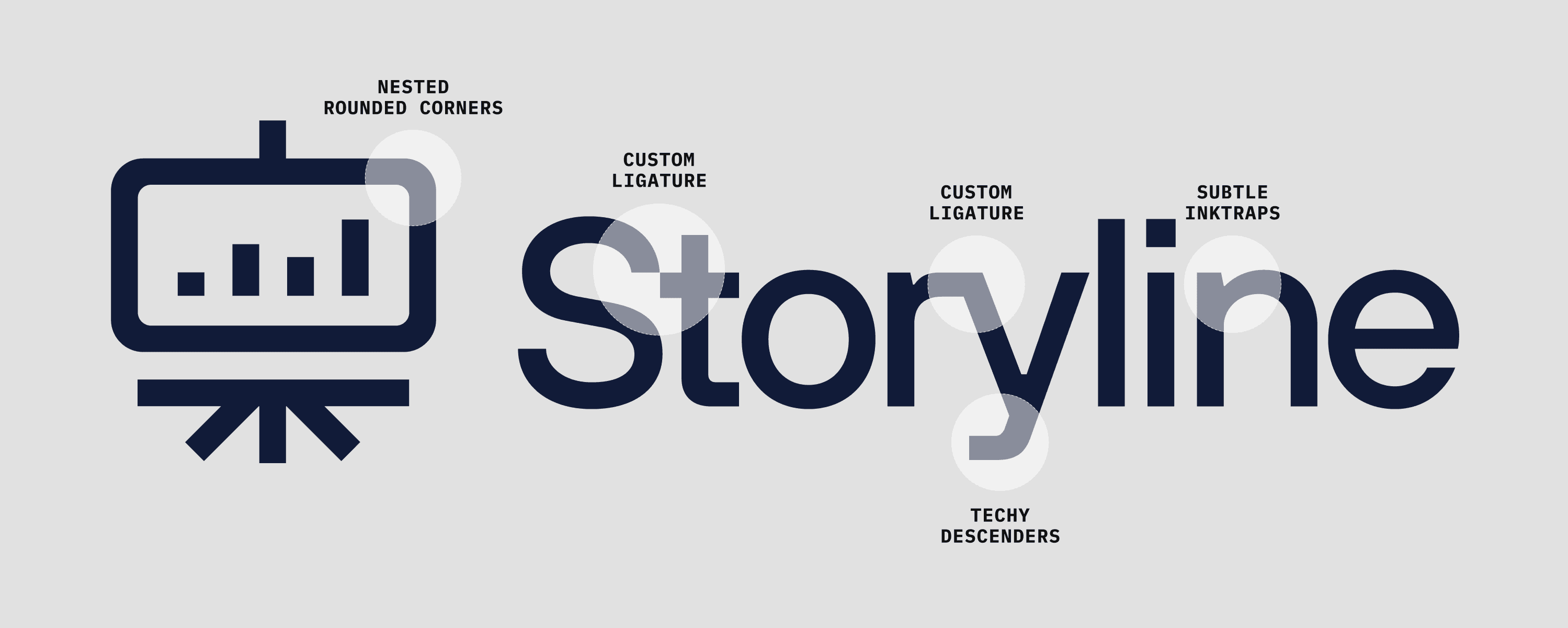 Storyline custom logo and wordmark