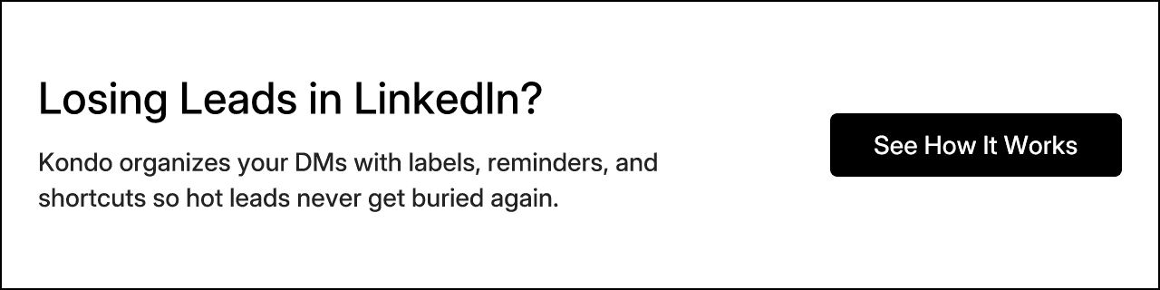 Losing Leads in LinkedIn?