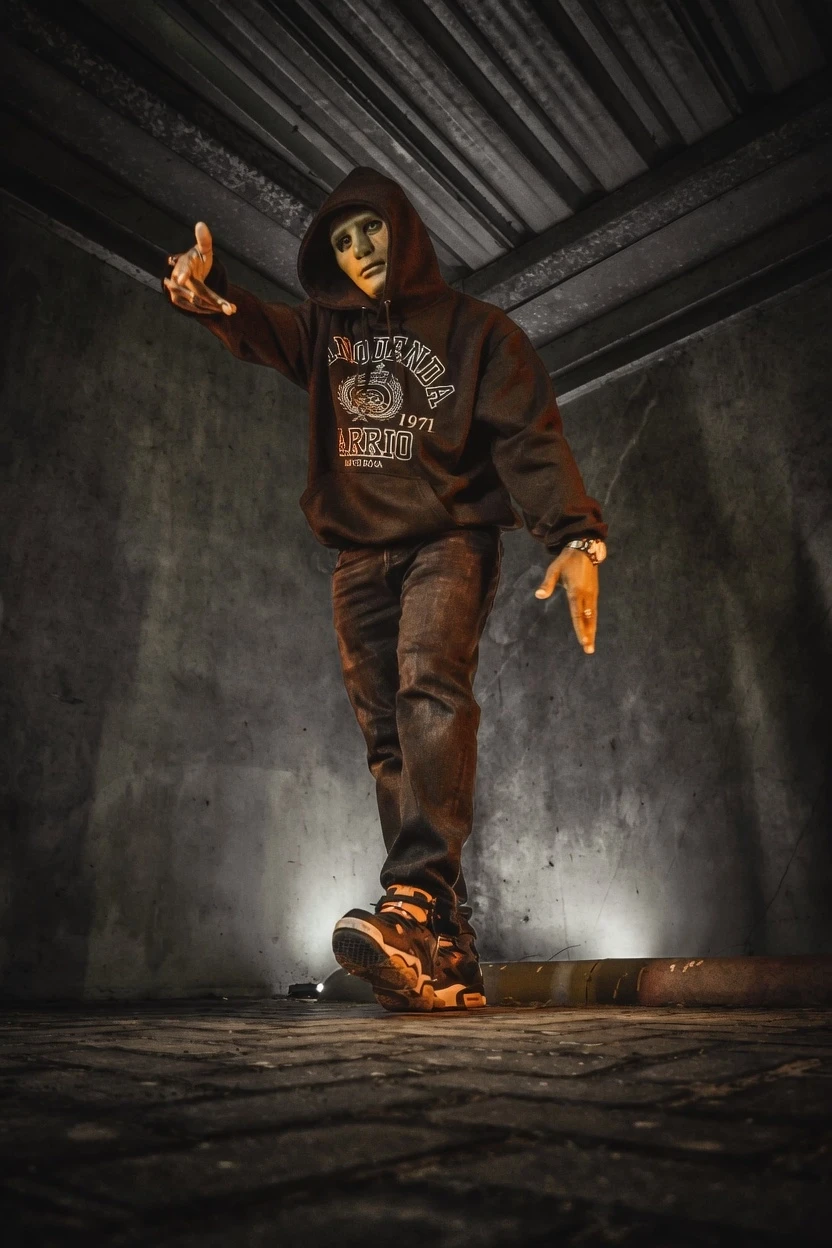 Groove Kings dancer performing in dramatic pose