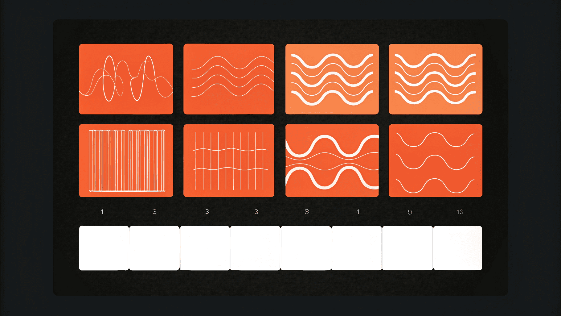 white and black digital wallpaper