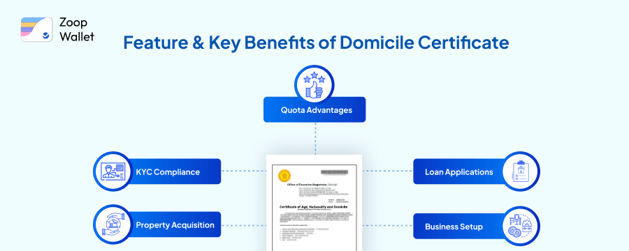 Feature & Key Benefits of Domicile Certificate