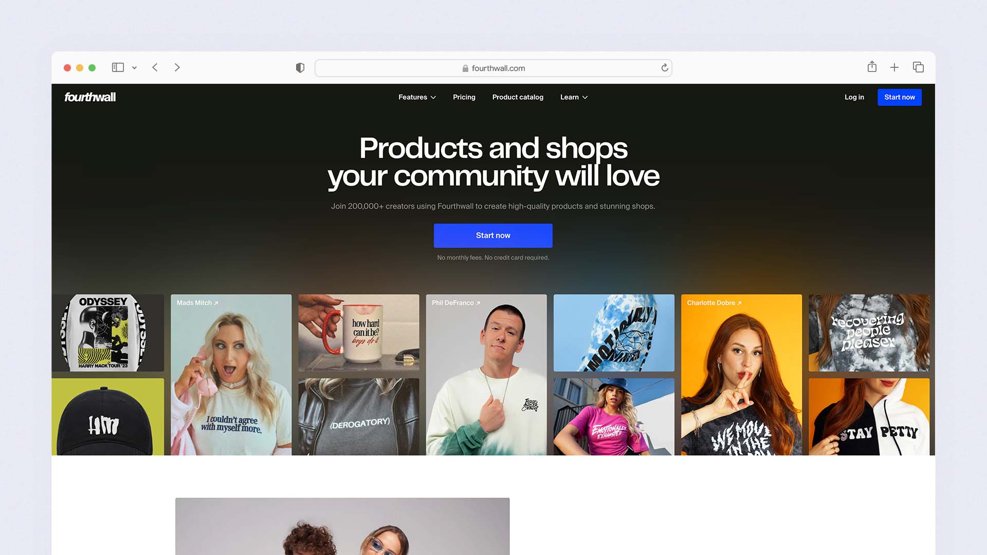 Fourthwall — Best for Fan Memberships and Exclusive Content