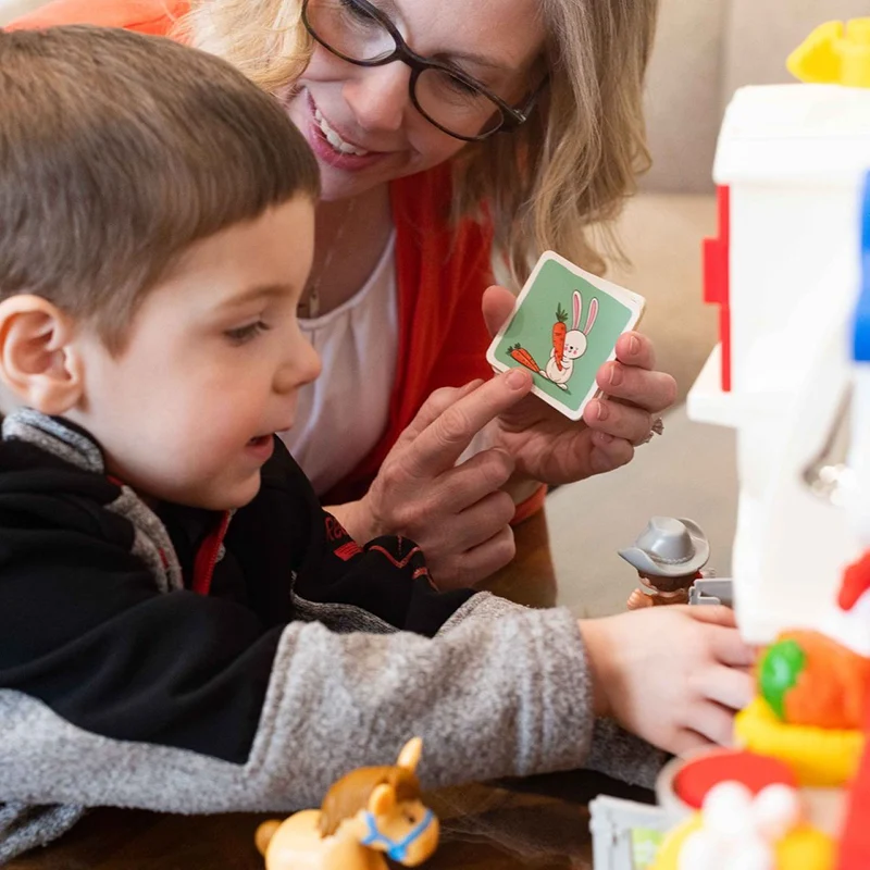 children playing in speech therapy