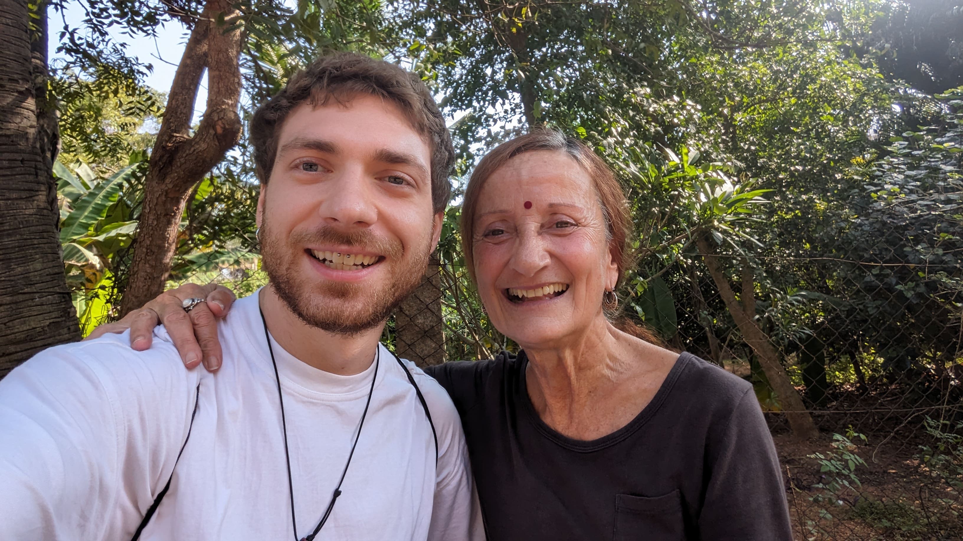 Pit and a fantastic woman who often resides in Auroville