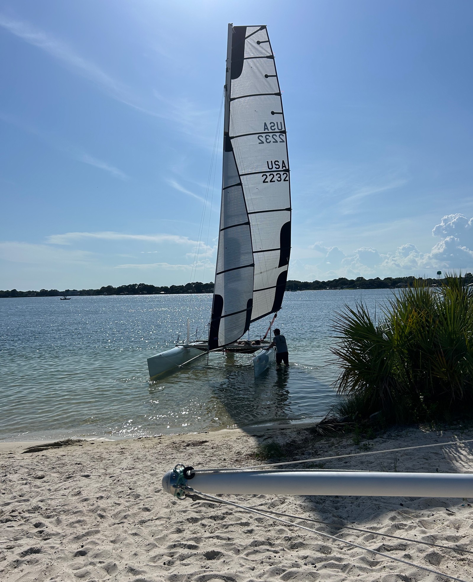boat at the beach