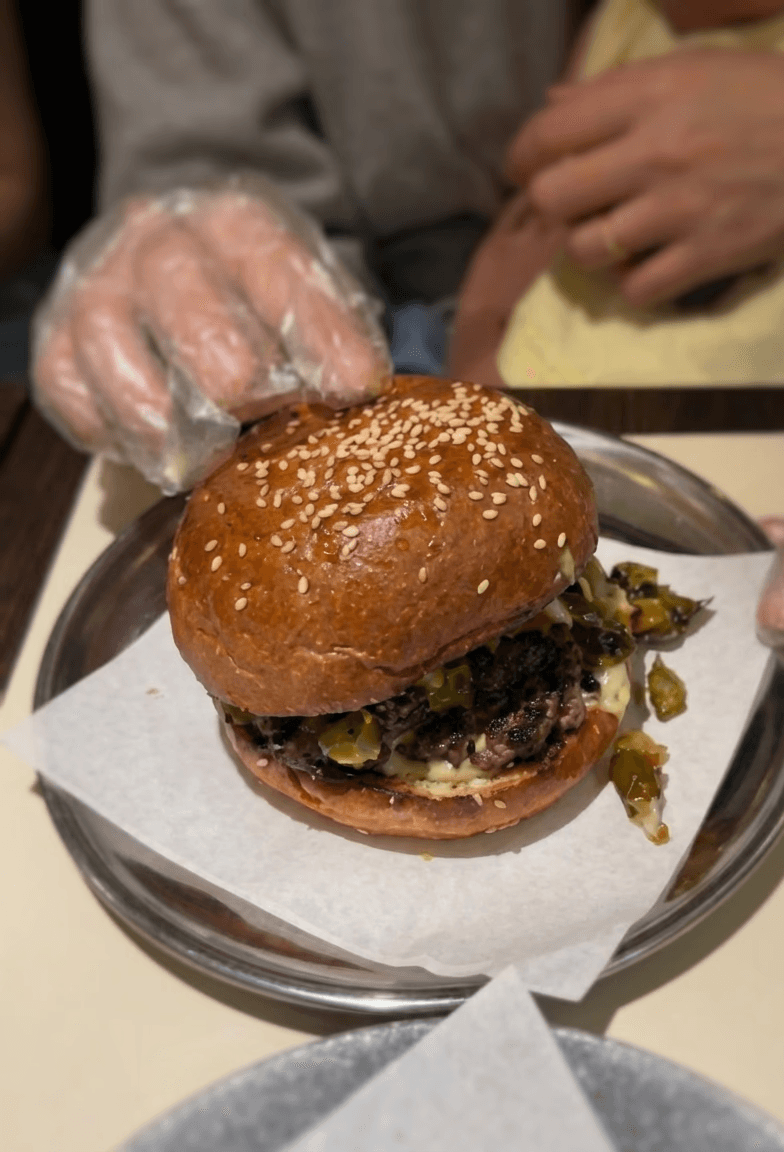 Hand holding a packet of Nutella Biscuits