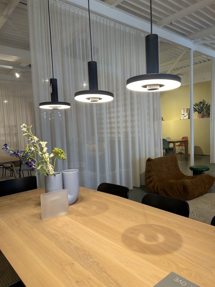 Beads 3 in line hanglamp tonone showroommodel