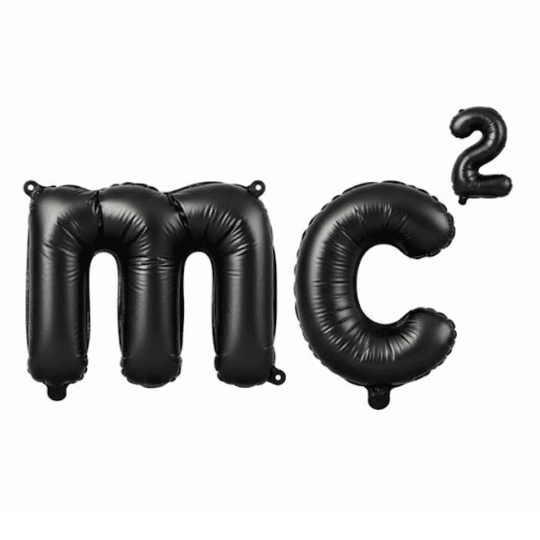 A 3D character viewed from behind with pastel pink hair styled in two buns, wearing a blue knitted sweater and hoop earrings on a light gray background.