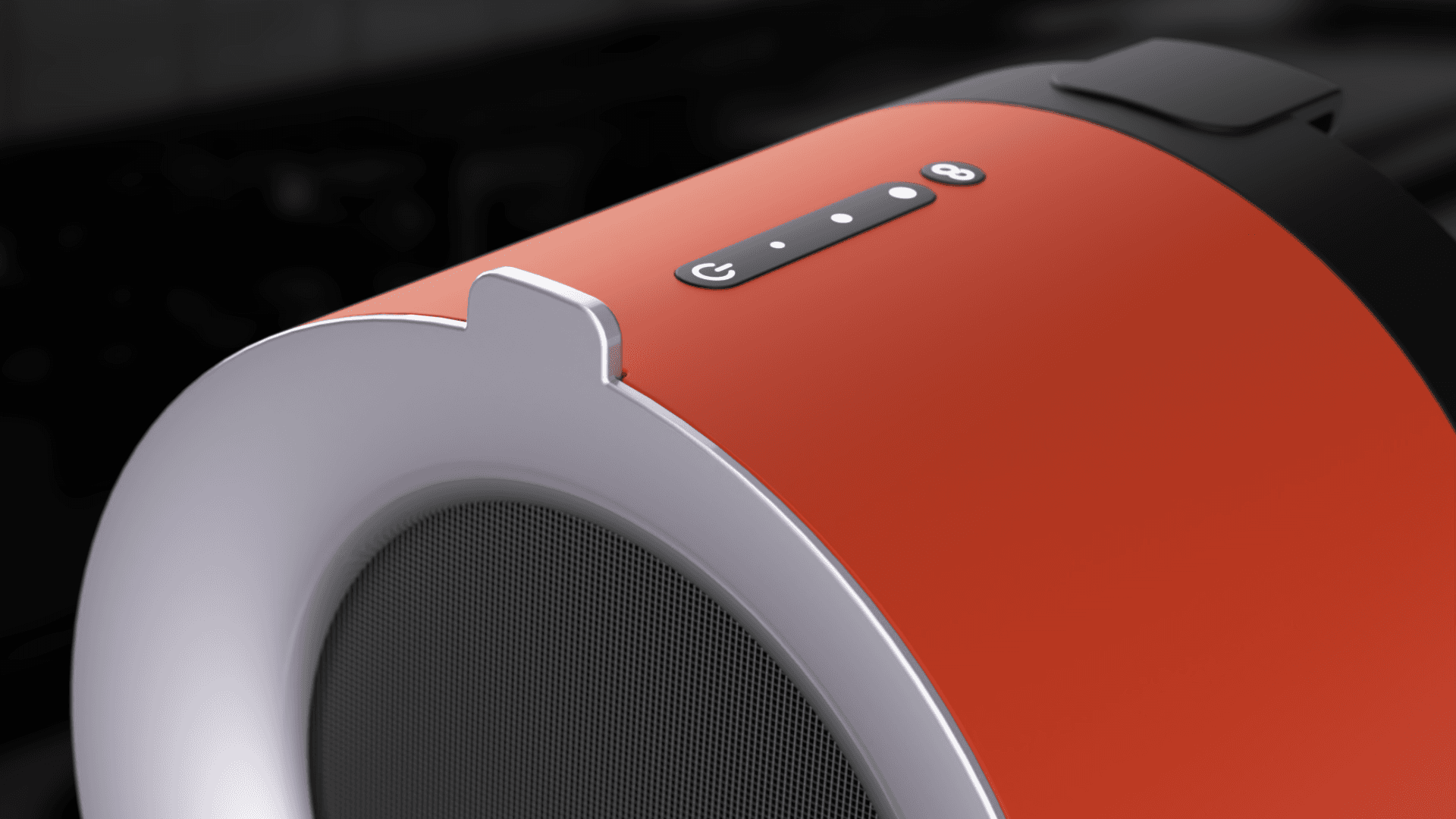 A close up of the top of the Airhood