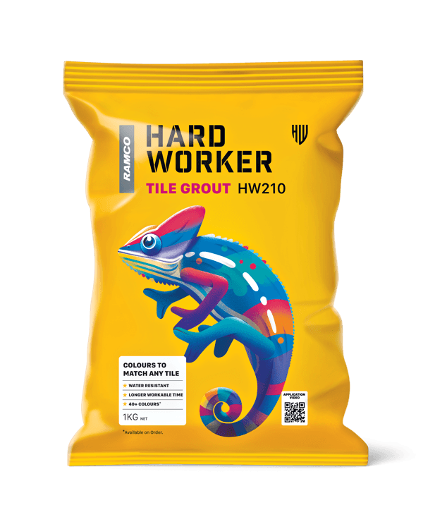Hard Worker Tile Grout for joint filling of tiles, marbles, granite and natural stones.