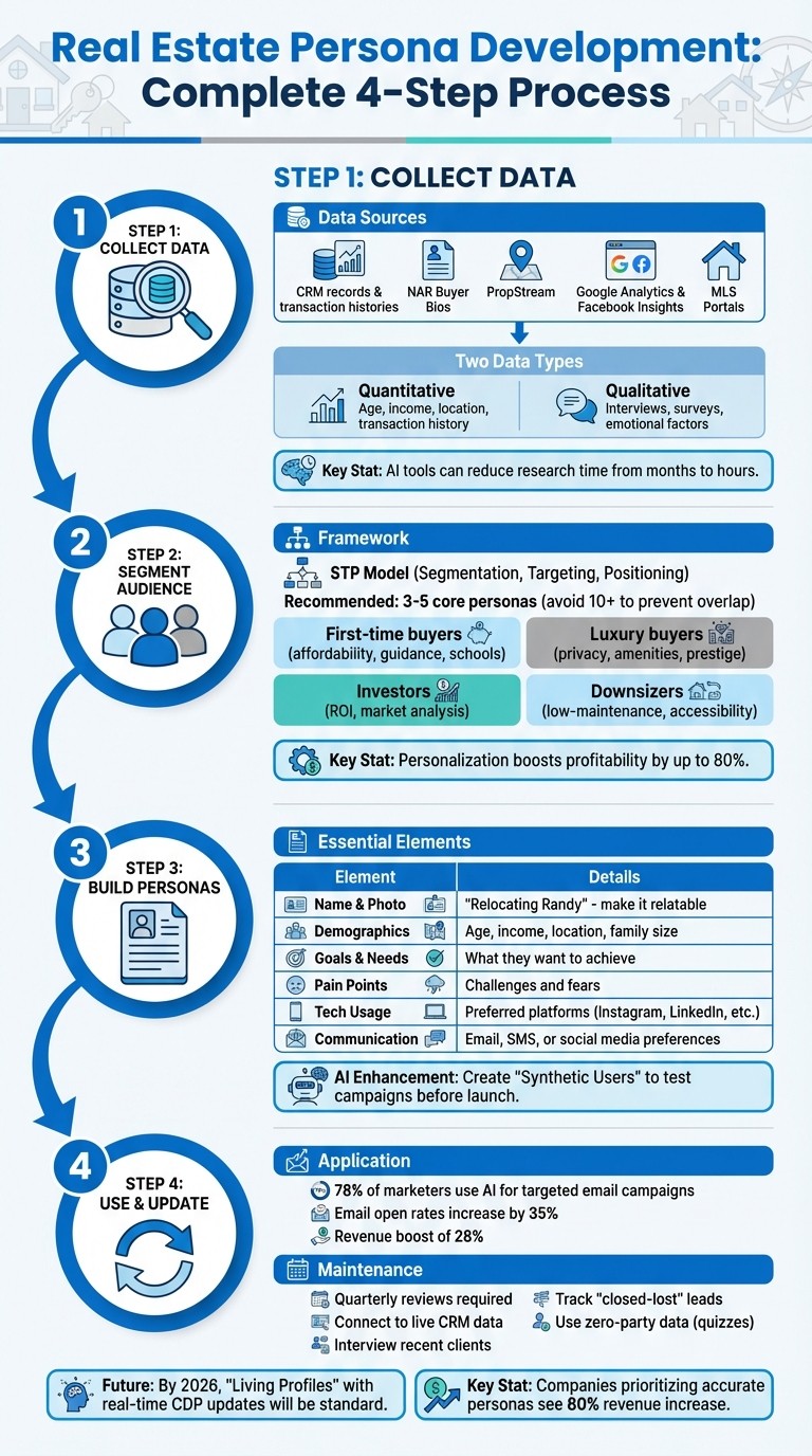 Real Estate Persona Development Process: 4-Step Framework