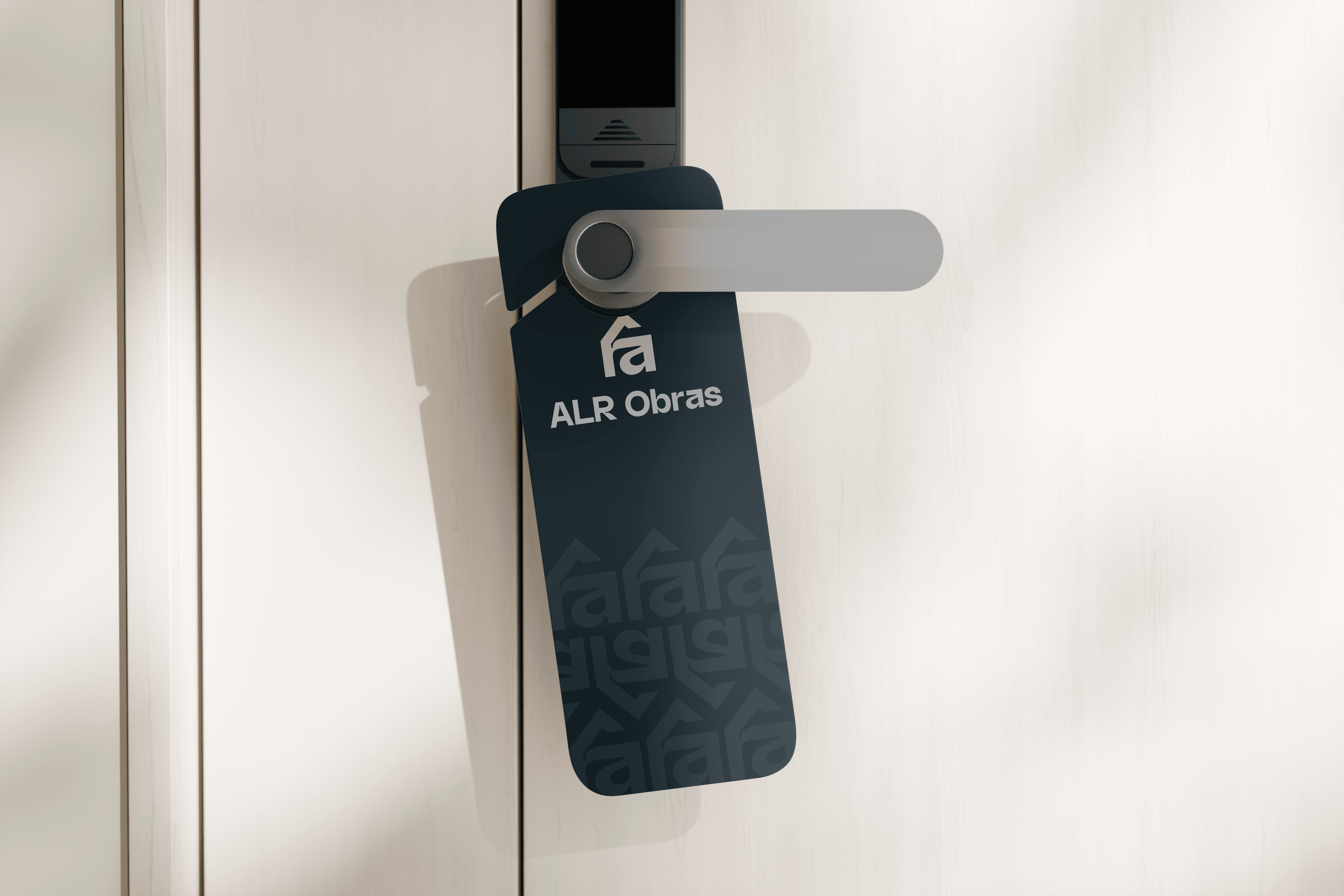 Door hanger mockup