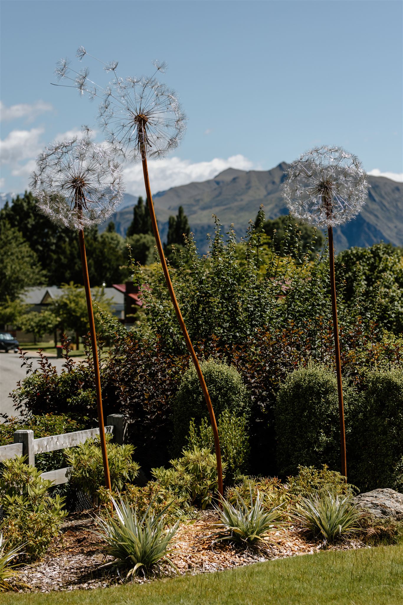 A dandelion Sculpture