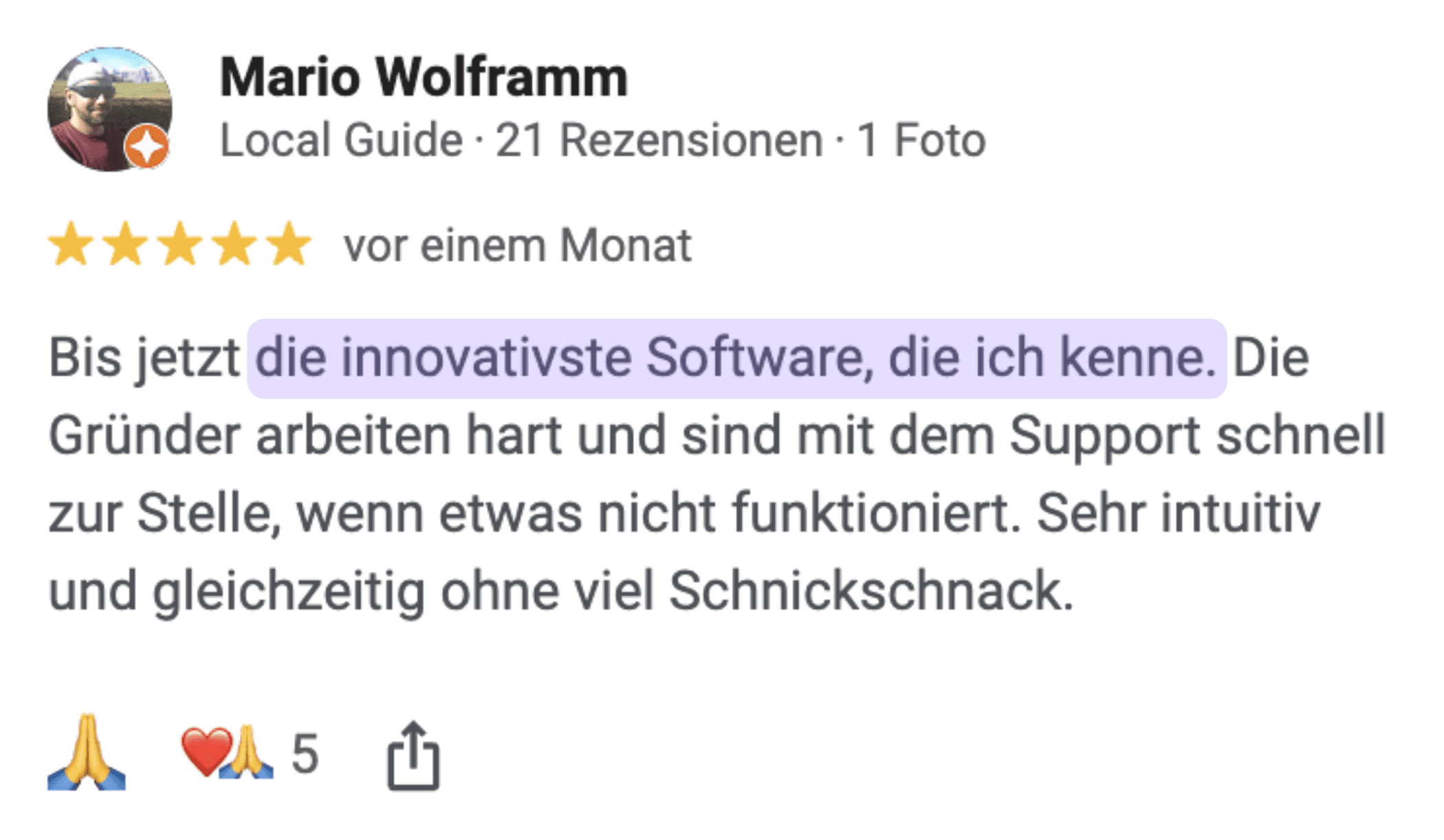 Rezension von Mario Wolframm