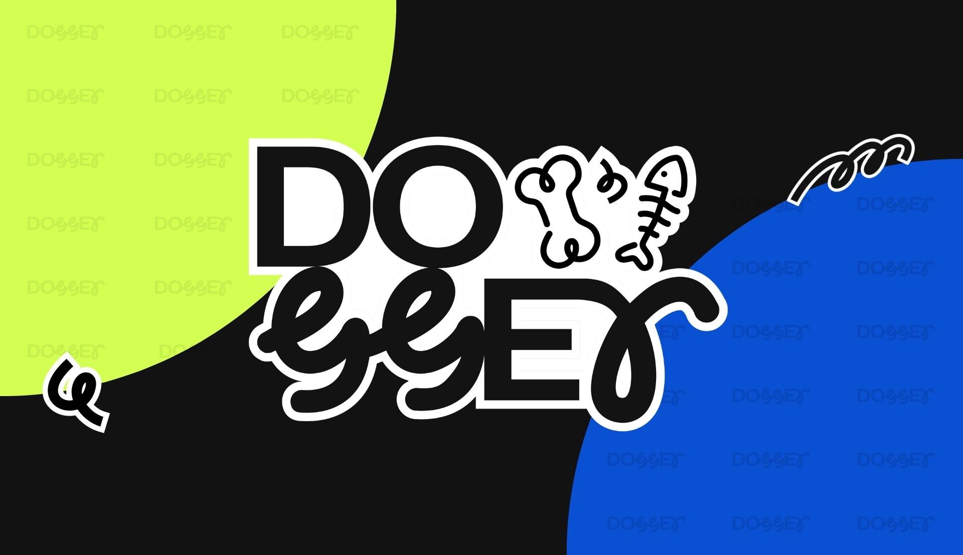 Brand identity design for DOGGER pet brand by Another Agency.