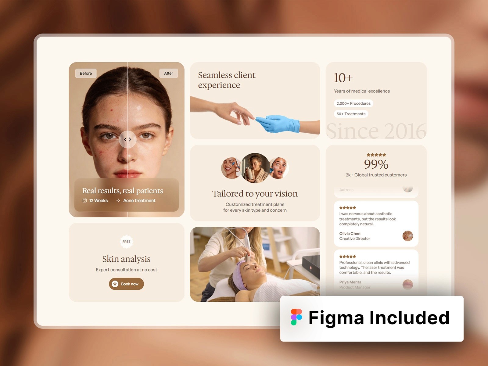 Dermato — 现代专业医疗健康网站设计灵感