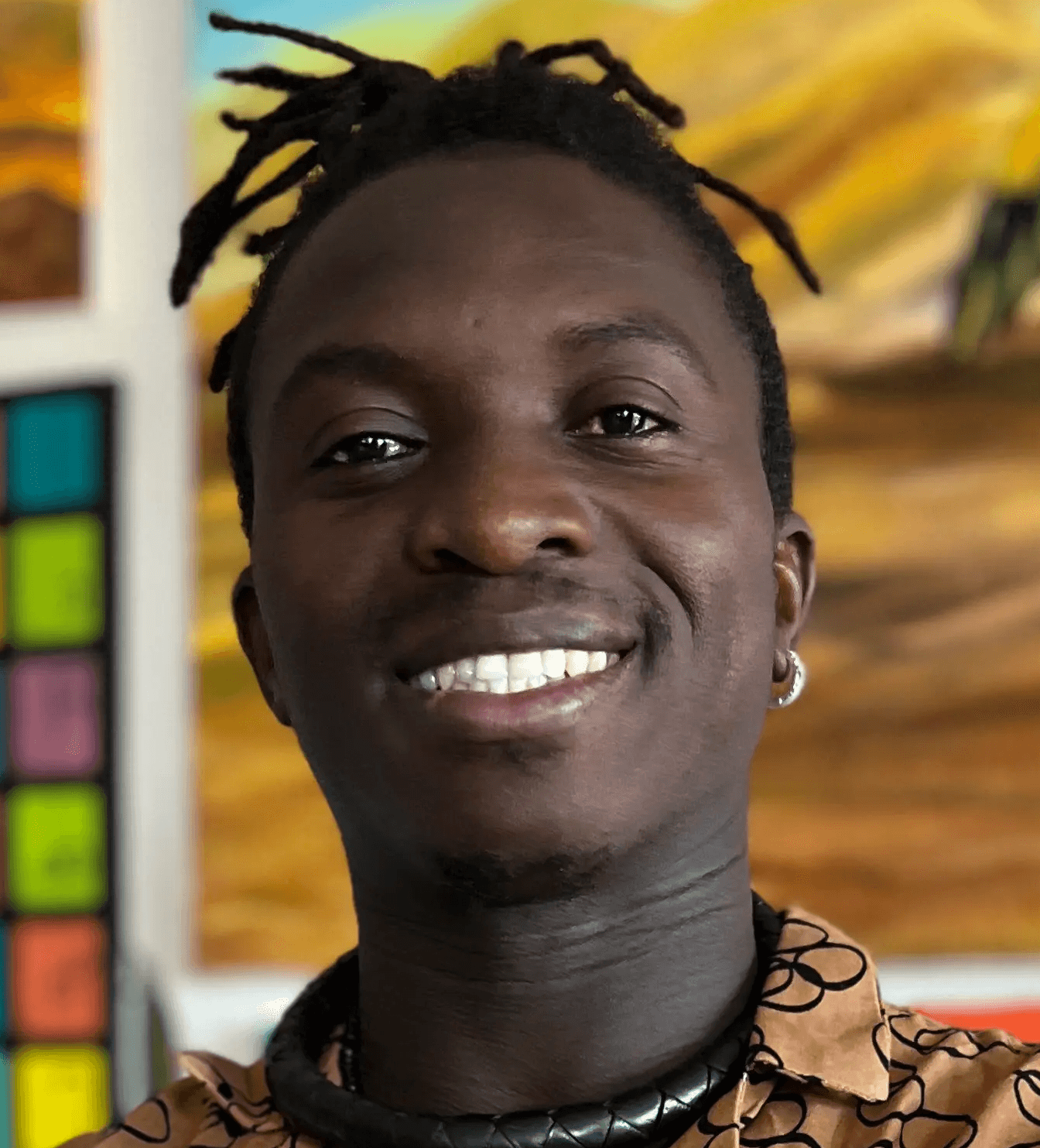 photo sylla karamoko artiste peintre
