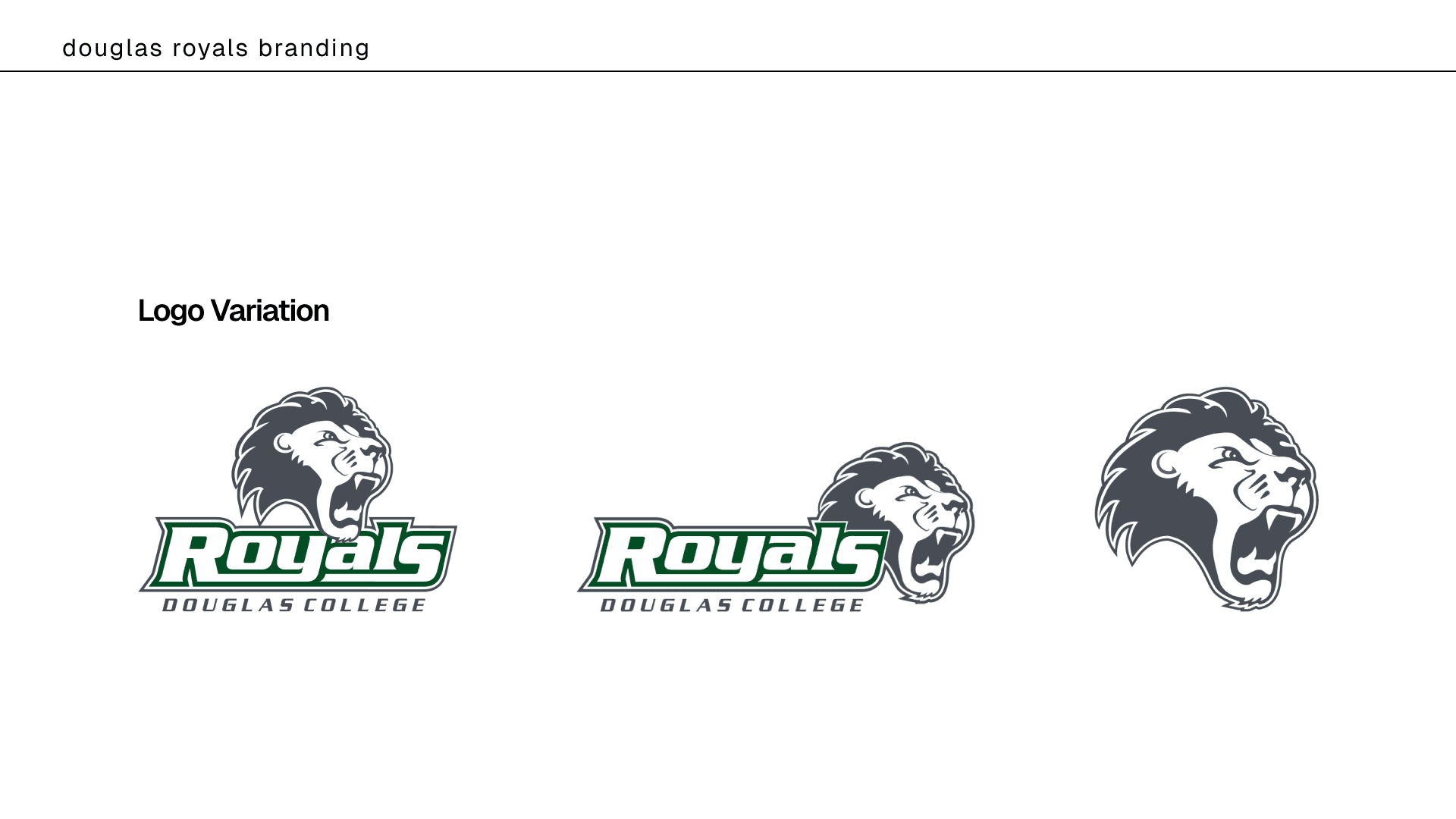 Douglas Royals Graphic logo