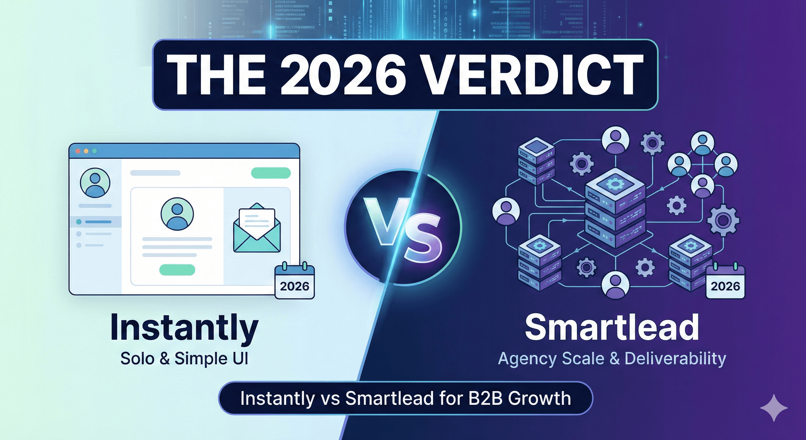 Instantly vs Smartlead 2026 Graphic