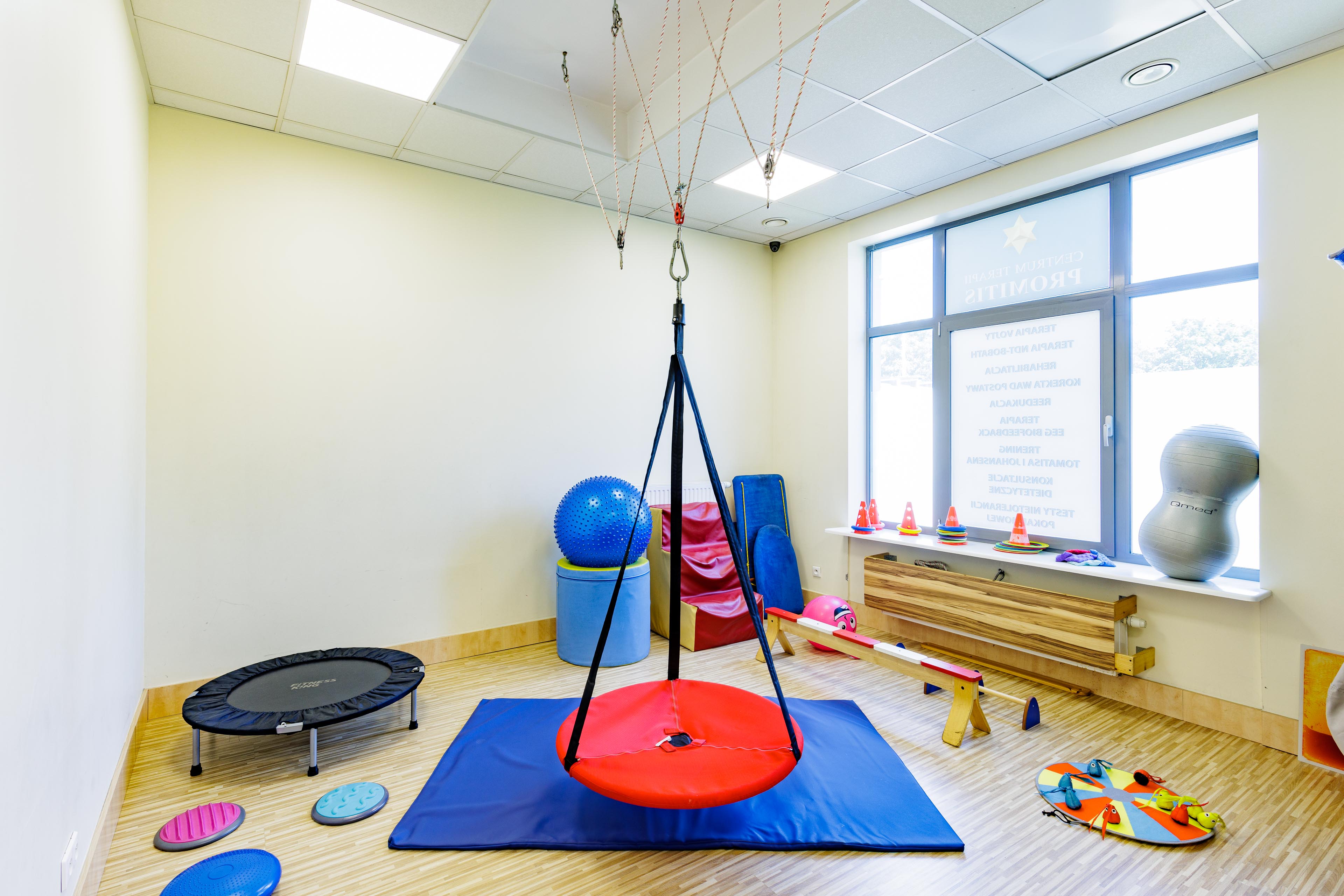 sala terapeutyczna w przedszkolu dla dzieci z autyzmem