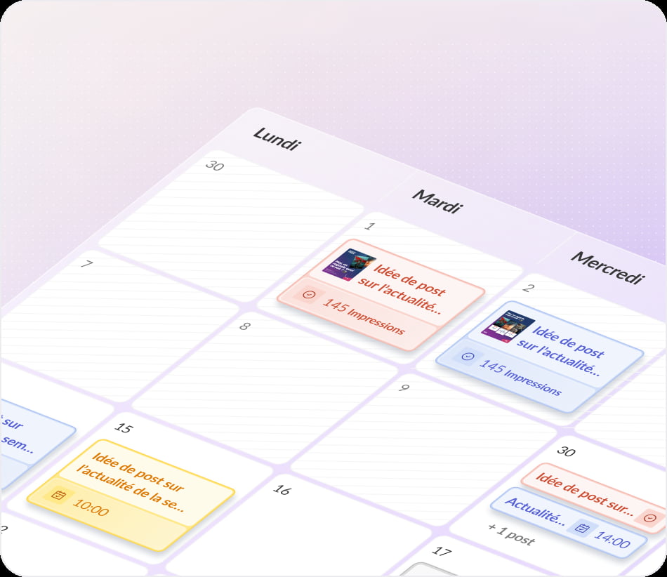 planification de post